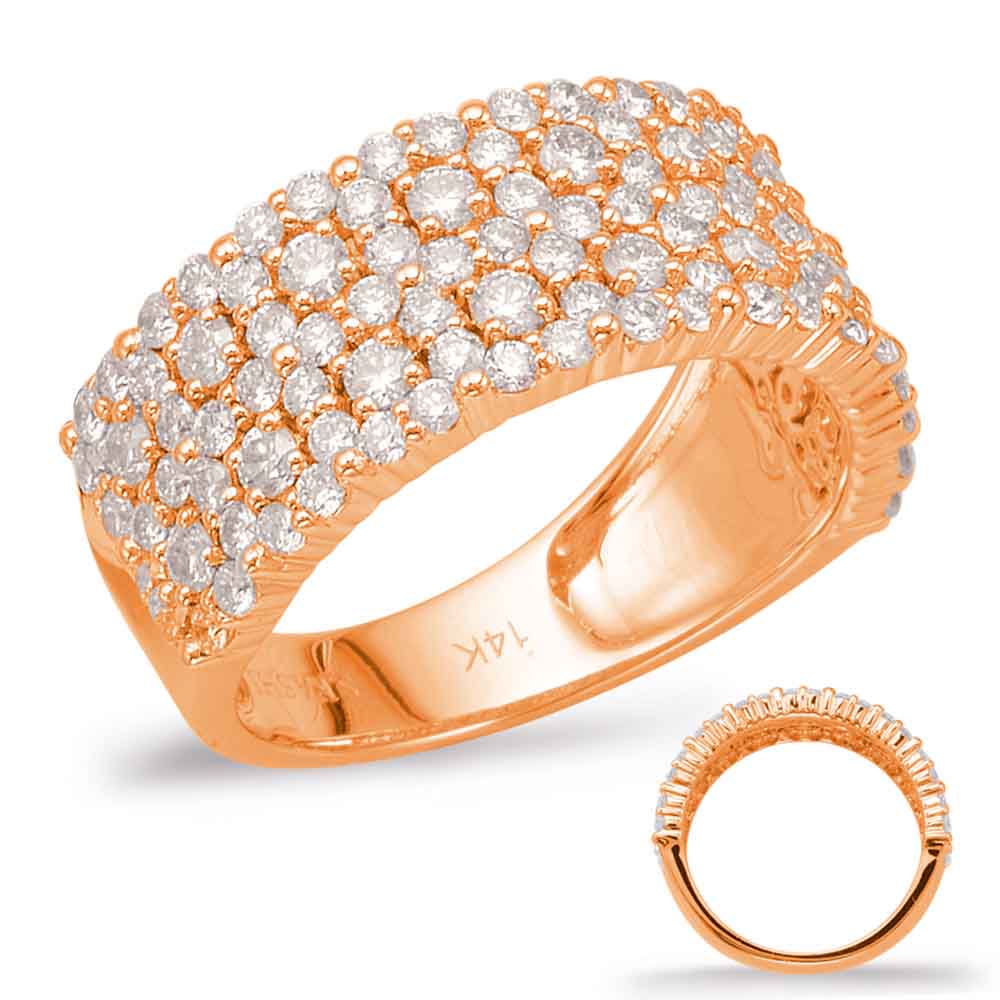 Rose Gold Diamond Fashion Ring