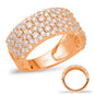 Rose Gold Diamond Fashion Ring