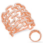 Rose Gold Diamond Fashion Ring