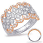 Rose & White Gold Diamond Fashion Ring