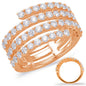 Rose Gold Diamond Fashion Ring