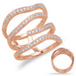 Rose Gold Diamond Fashion Ring