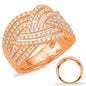 Rose Gold Diamond Fashion Ring