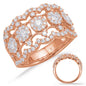Rose Gold Diamond Fashion Ring