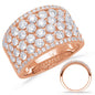 Rose Gold Diamond Fashion Ring