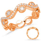 Rose Gold Diamond Fashion Ring