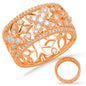 Rose Gold Diamond Fashion Ring