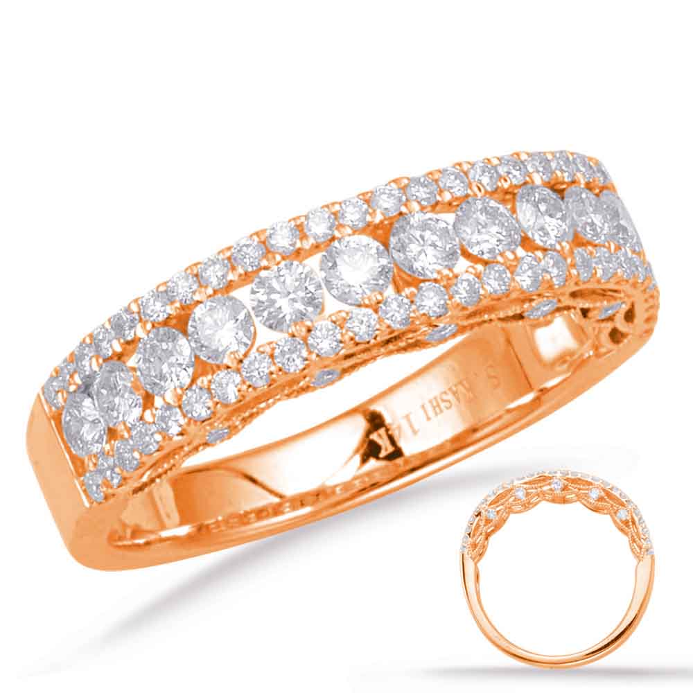 Rose Gold Diamond Fashion Ring