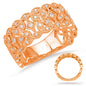 Rose Gold Diamond Fashion Ring