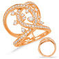 Rose Gold Diamond Fashion Ring