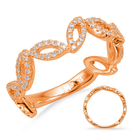 Rose Gold Diamond Fashion Ring