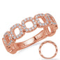 Rose Gold Diamond Fashion Ring