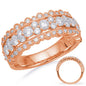 Rose Gold Diamond Fashion Ring