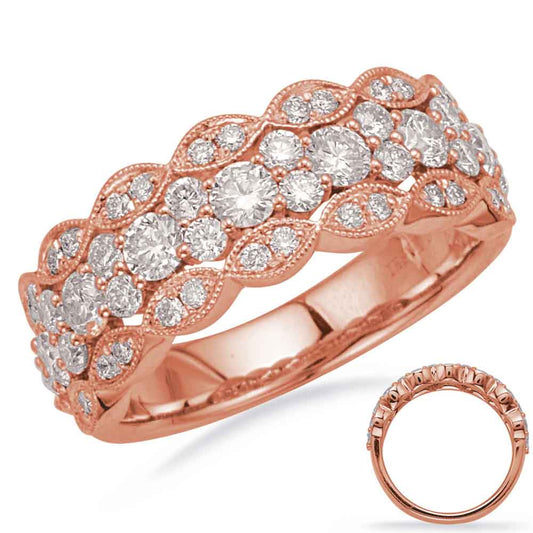 Rose Gold Diamond Fashion Ring