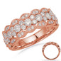 Rose Gold Diamond Fashion Ring