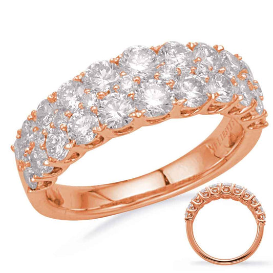 Rose Gold Diamond Fashion Ring