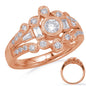 Rose Gold Diamond Fashion Ring