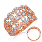 Rose Gold Diamond Fashion Ring