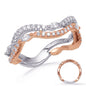 Rose & White Gold Diamond Fashion Ring