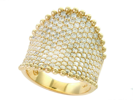 EFFY 14K YELLOW GOLD DIAMOND RING