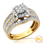 14KY 1.00CTW FLEUR DIAMOND BRIDAL RING WITH PRONG