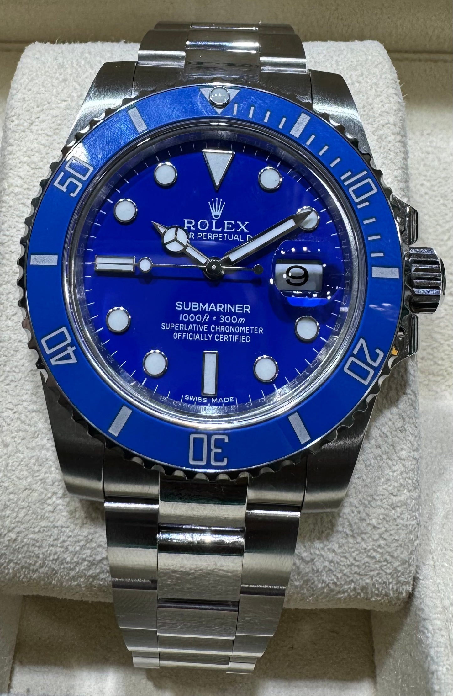 Rolex sub "smurf"