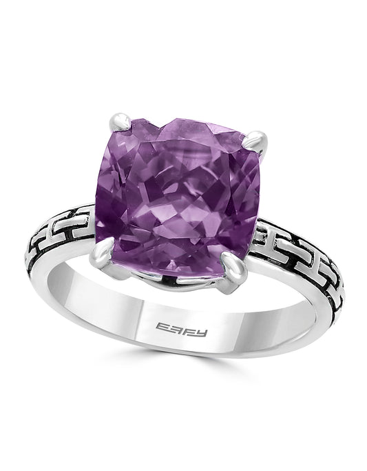 Effy 925 Sterling Silver Amethyst Ring