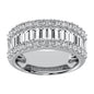 14K White Gold Lab Grown Diamond 1/2 Ct.Tw. Baguette Wedding Band