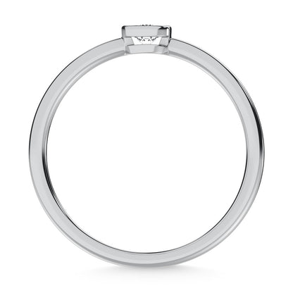 10K White Gold Lab Grown Diamond 1/6 Ct.Tw. Solitaire Ring