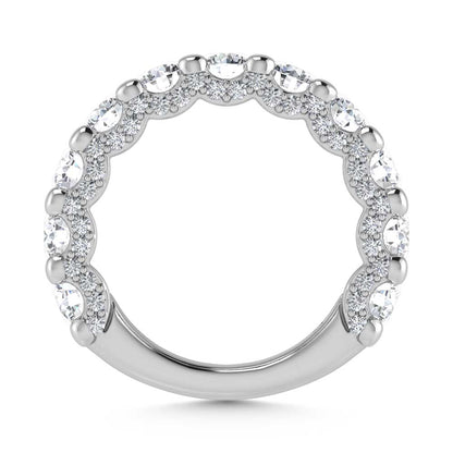 14K White Gold Lab Grown Diamond 2 5/8 Ct.Tw. Band