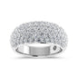 14K White Gold 3 Ct.Tw. Labgrown Diamond Fashion Band