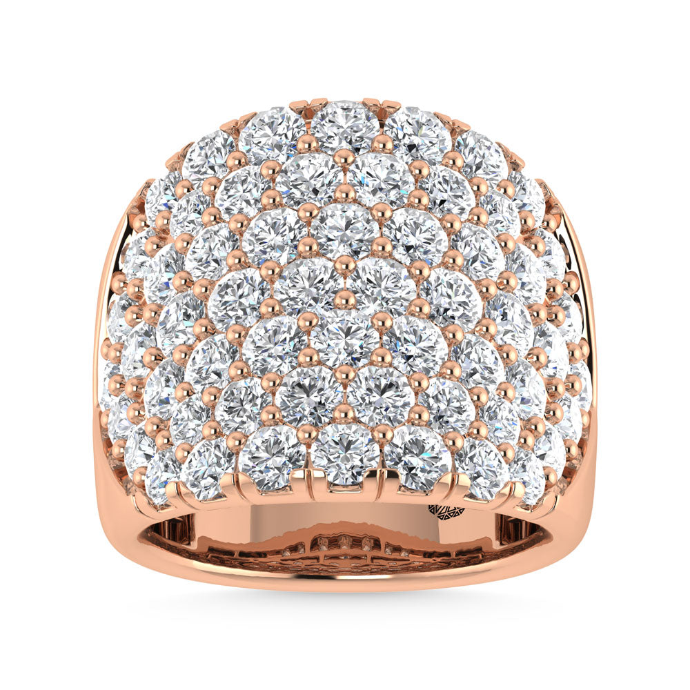 14K Rose Gold 6 Ct.Tw. Labgrown Diamond Fashion Ring