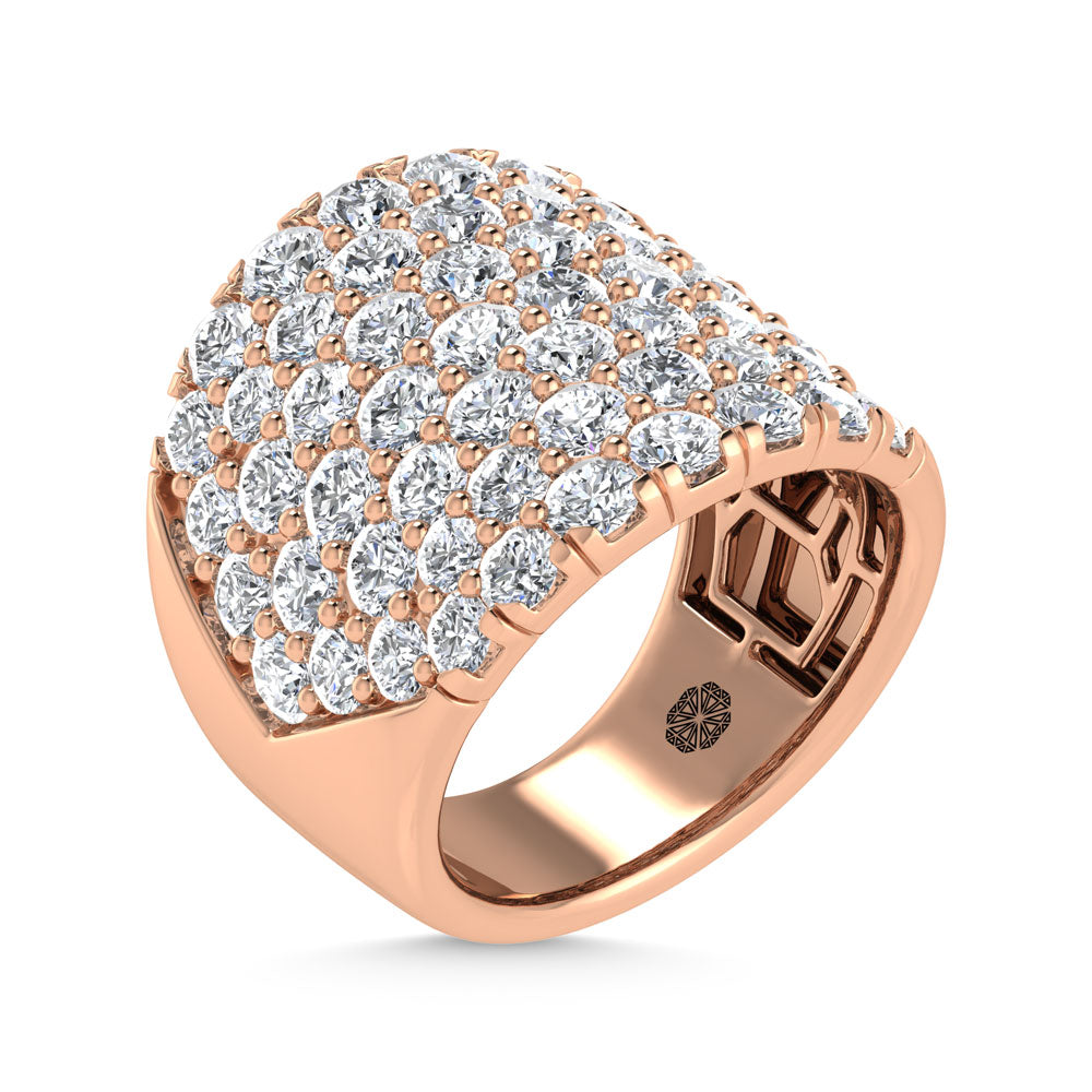 14K Rose Gold 6 Ct.Tw. Labgrown Diamond Fashion Ring