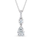 14K White Gold Lab Grown Diamond 1 1/3 Ct.Tw. Fashion Pendant