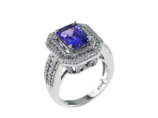 EFFY 14K WHITE GOLD  RING