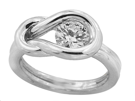 EFFY 14K WHITE GOLD ,DIAMOND RING