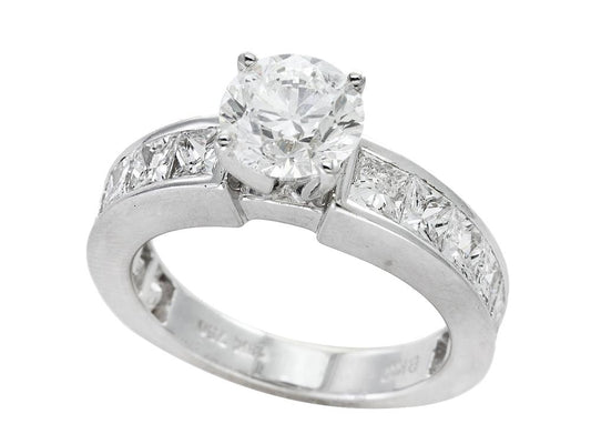 EFFY 18K WHITE GOLD DIAMOND RING