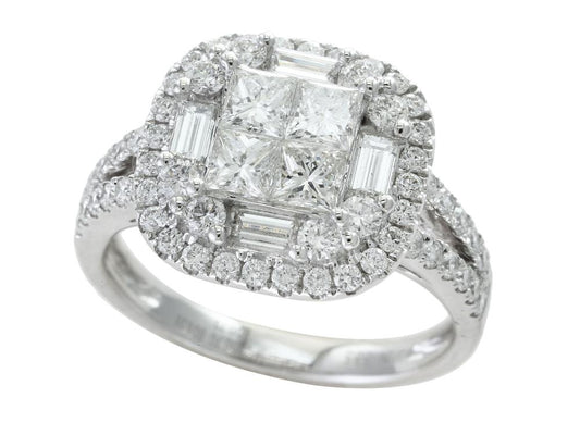 EFFY 14K WHITE GOLD  RING