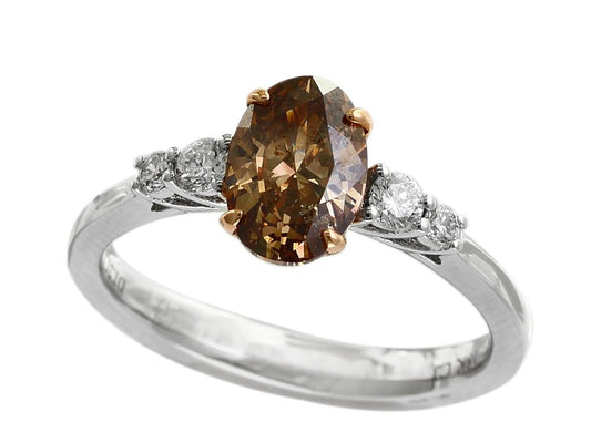 EFFY 18K WHITE/ROSE GOLD  RING
