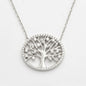 14KW 0.50CTW DIAMOND NECKLACE - 'TREE OF LIFE'