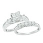 14KW 2.00CTW QUAD HEAD BRIDAL SET