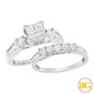 10KW 1.00CTW DIA QUAD HEAD BRIDAL SET