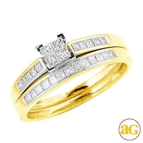 10KY 0.50CTW DIAMOND BRIDAL SET