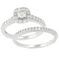 14KW 1.00CTW DIAMOND BRIDAL SET [0.26CT CTR]