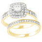 14KY 1.00CTW DIAMOND BRIDAL SET