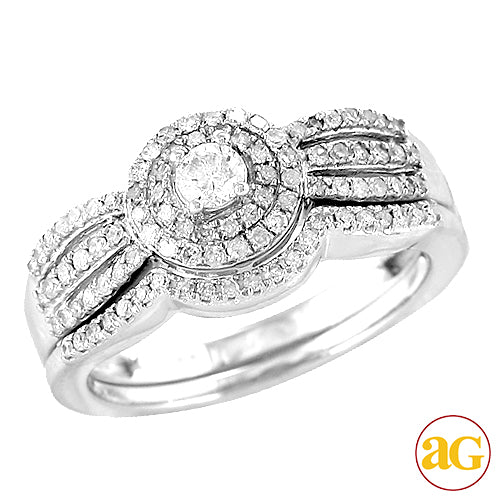 10KW 0.50CTW DIAMOND BRIDAL SET