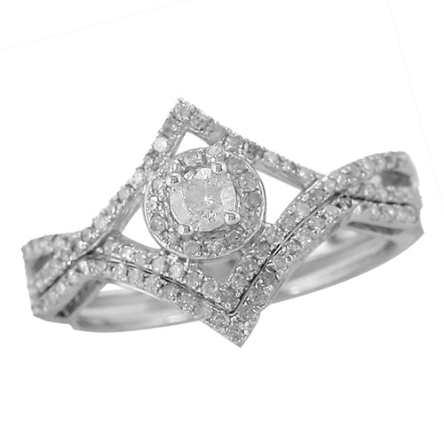 10KW 0.50CTW DIAMOND BRIDAL SET
