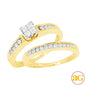 10KY 0.50CTW DIAMOND FANCY BRIDAL SET