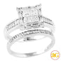 10KW 1.00CTW DIAMOND BRIDAL SET