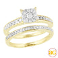 10KY 0.65CTW DIAMOND BRIDAL SET